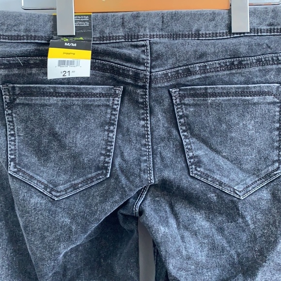 NWT G21 Black Acid Wash Jeggings size Medium - Picture 6 of 7